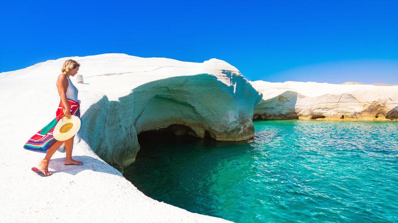 Sarakiniko, Milos, Grčija