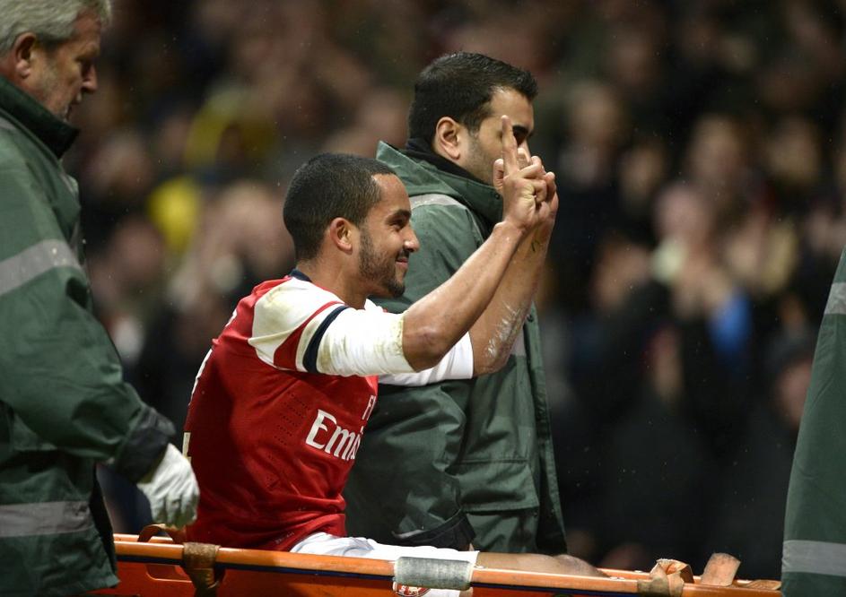 Walcott nosila Arsenal Tottenham FA pokal