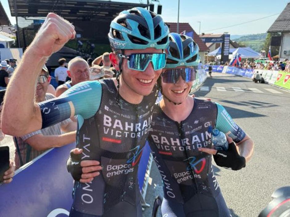 Roman Jermakov, Jakob Omrzel | Avtor: Bahrain Victorious