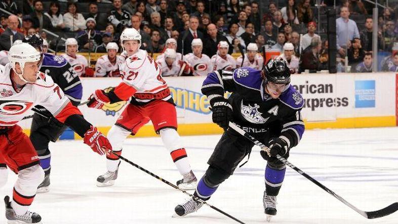 Anže Kopitar je tokrat zgrešil kazenski strel, kar je nadoknadil Dustin Brown, k