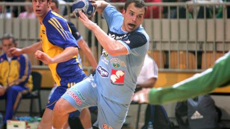 Uroš Zorman je na hrvaško-slovenskem pokalu v Kopru dosegel osem golov.