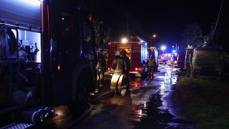 požar v hostlu na Poljskem