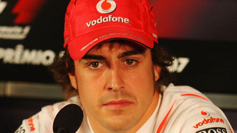 Fernando Alonso je vroče blago.