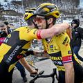 Tiesj Benoot in Primož Roglič