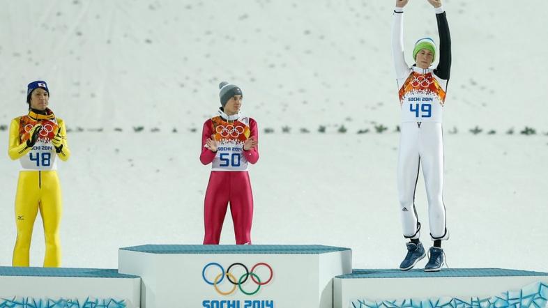 Prevc Stoch Kasai Soči 2014 olimpijske igre velika skakalnica naprava