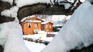 Jutri se bomo prebudili v zasneženo jutro. (Foto: Bralka zurnala24.si)