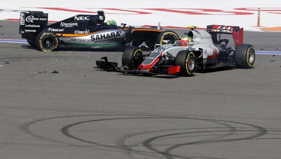 Esteban Gutierrez Haas Nico Hulkenberg Sahara Force India VN Rusije