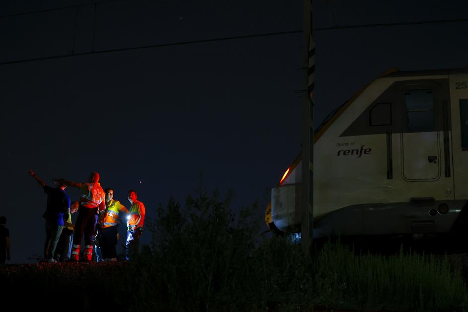 nesreča vlaka Barcelona
