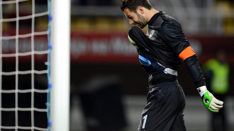 Handanović Makedonija Slovenija prijateljska tekma Skopje