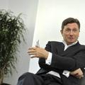 slovenija 17.10.12, Borut Pahor, kandidat za predsednika drzave, predsedniske vo
