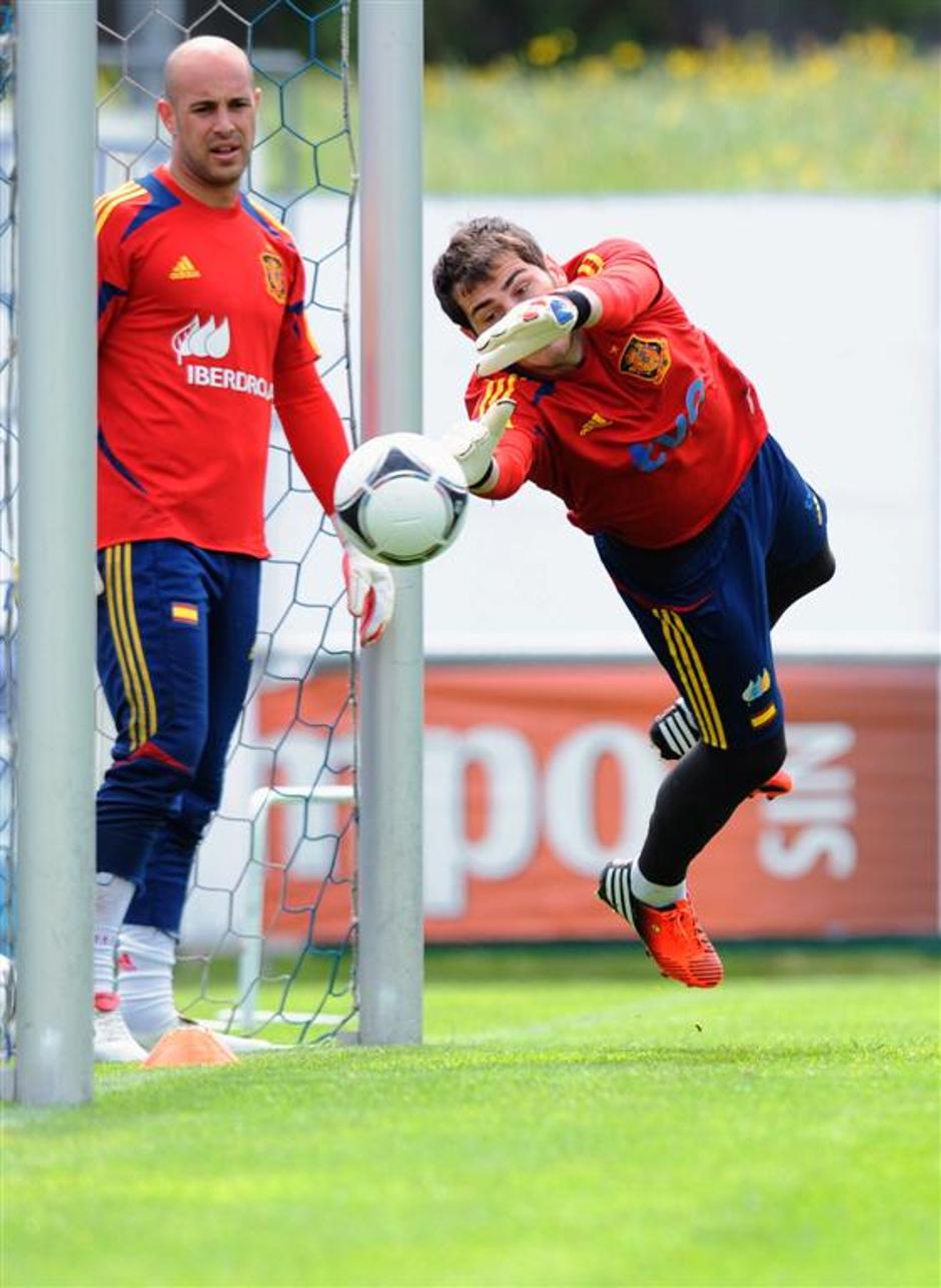 Casillas Reina Španija trening priprave Euro 2012 Schruns Avstrija | Avtor: EPA
