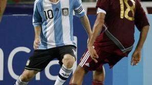 Lionel Messi na tekmi proti Venezueli