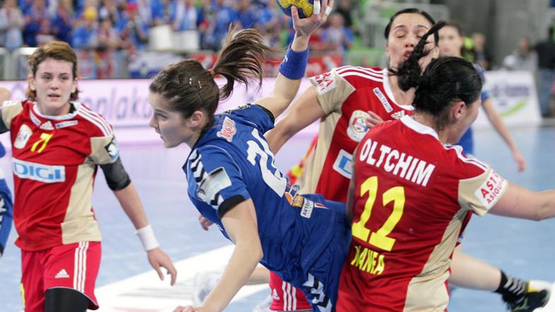 Krim Mercator Valcea liga prvakinj Stožice