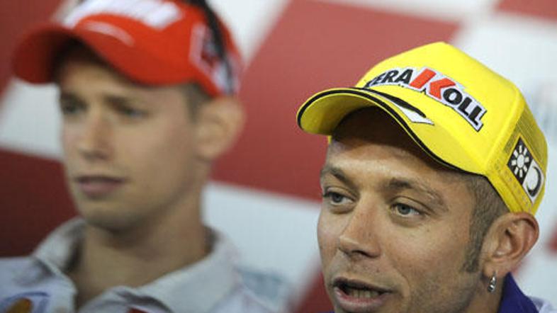 Stoner in Rossi sta se po VN ZDA petelinila, nova priložnost za dokazovanje bo v