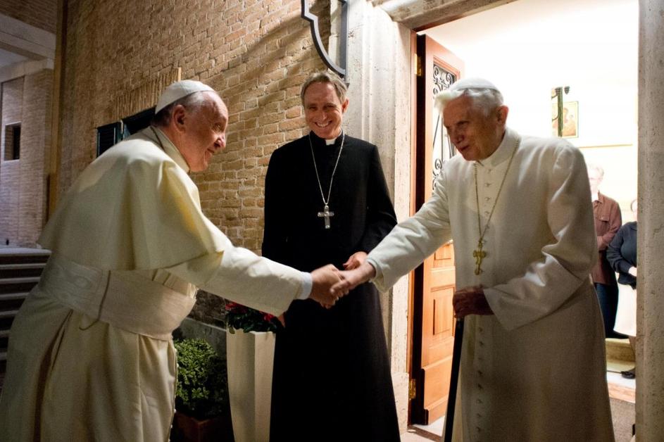 Božično srečanje papežev