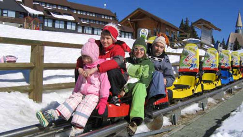 Pevec skupine Malibu je dopustoval na Rogli.