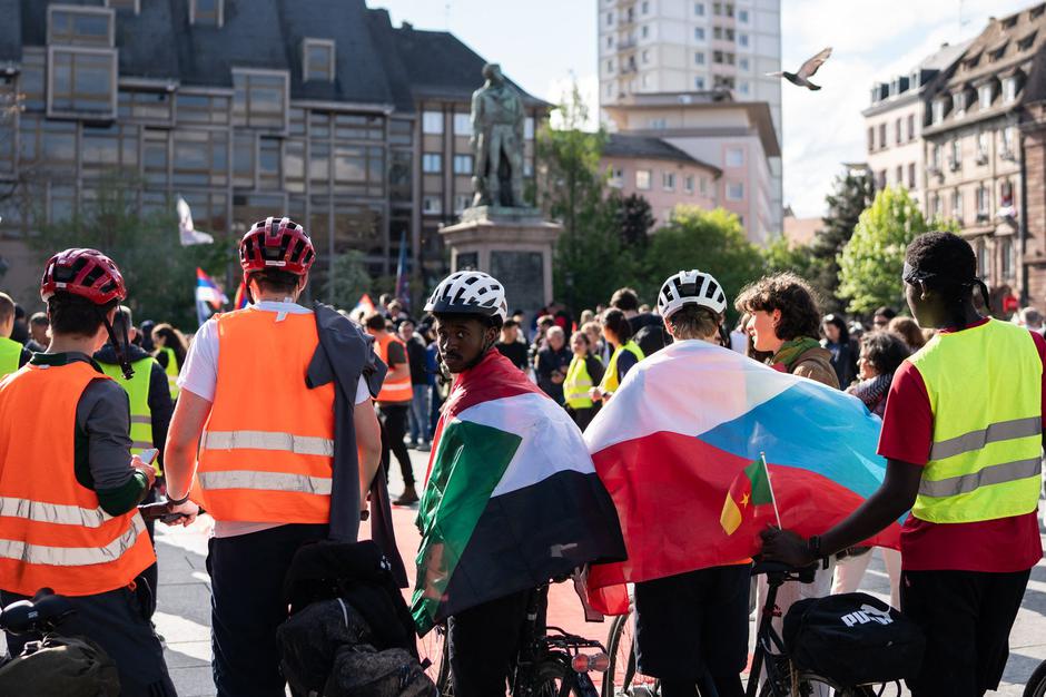 srbski študenti strasbourg protest | Avtor: Profimedia