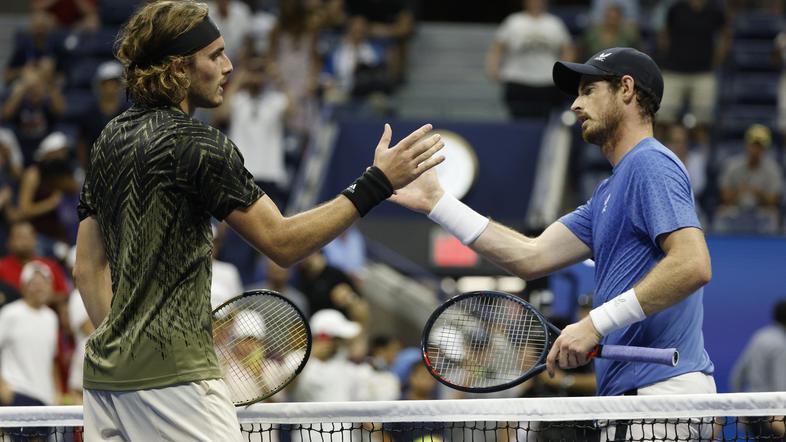 Stefanos Cicipas in Andy Murray