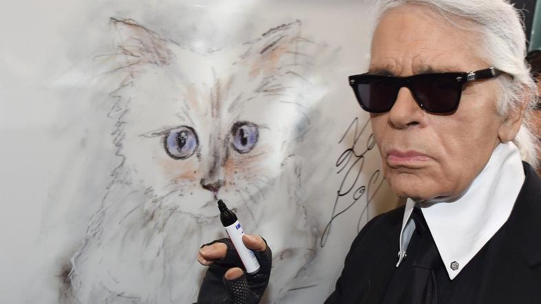 Karl Lagerfeld mačka Choupette