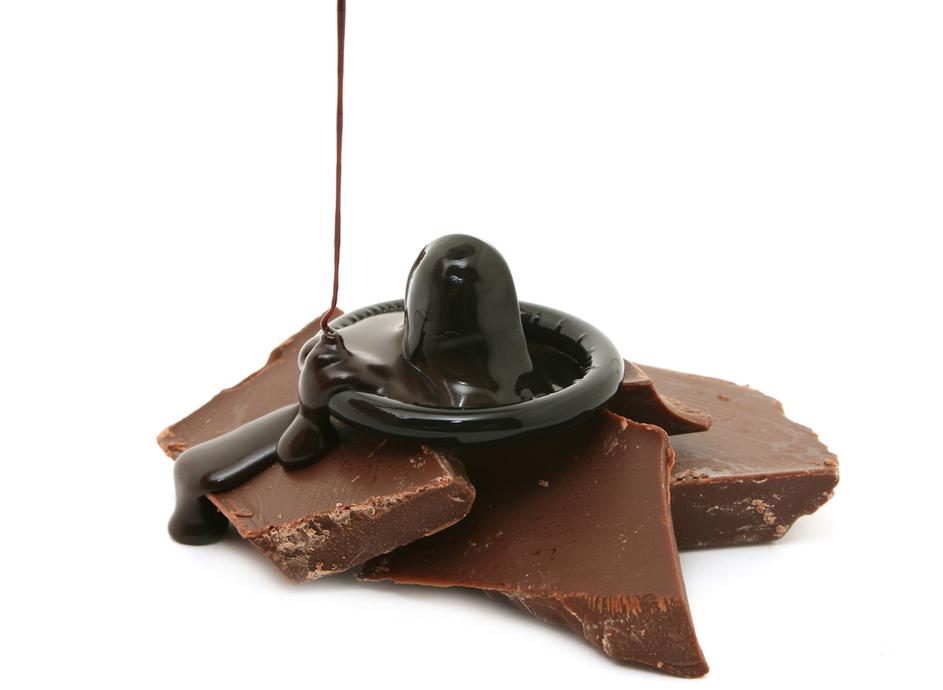 Čokolada, erotično