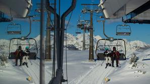 sneg smučišče smučanje Vogel smučar