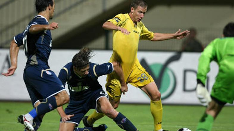 Džengis Čavušević je bil med bolj razpoloženimi igralci Domžal.