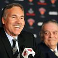 Mike D`Antoni in Donnie Walsh na predstavitvi v Madison Sqaure Gardnu