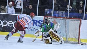 Vratar Olimpije Jan Chabera je branil zelo dobro, a kljub temu ni uspel prepreči