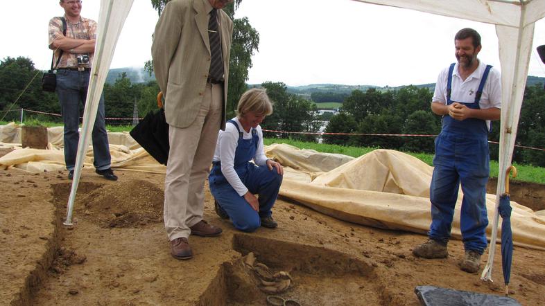 Grob halštatske kneginje je bil največje lansko odkritje na Kapiteljski njivi. (
