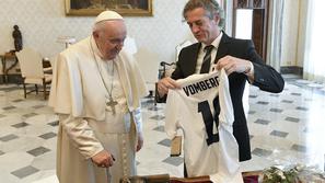 Papež Frančišek in Robert Golob