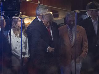 Donald Trump na NBA tekmi