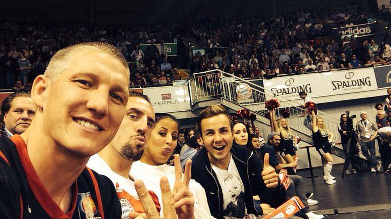 Schweinsteiger Ribery Götze Bayern München Evroliga Top 16