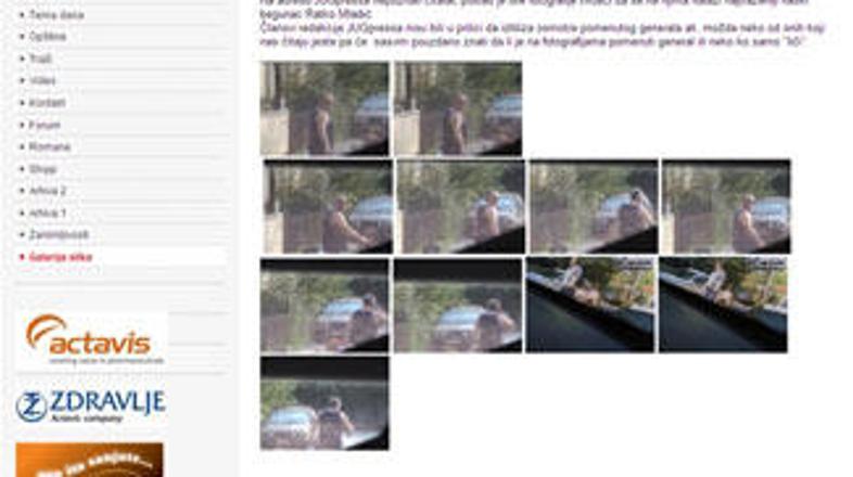 Domnevne fotografije Ratka Mladića