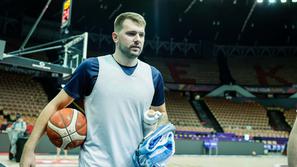 trening košarkarske reperezentance slovenije, eurobasket 2025, luka dončić