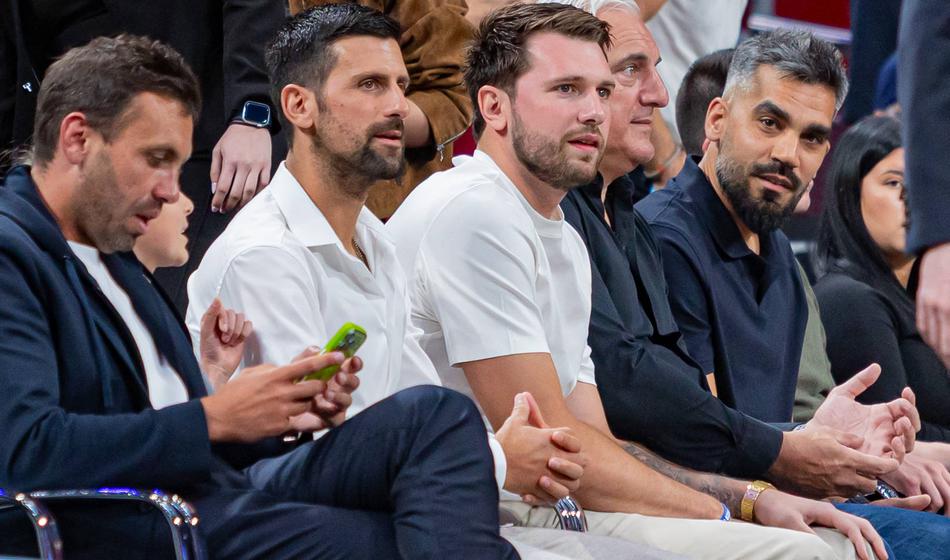 Kot napovedano, Dončić in Đoković na spektaklu v Madridu