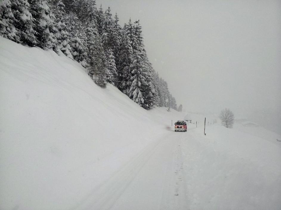 Avstrija sneg Leinz