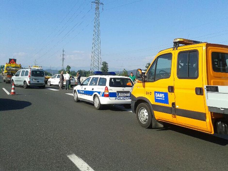 Gneča na severni ljubljanski obvoznici | Avtor: bralka