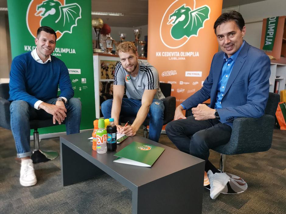 Sani Bečirović, Jaka Blažič, Davor Užbinec | Avtor: KK Cedevita Olimpija