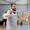 eurobasket 2025, trening slovenska košarkarska reprezentanca, luka dončić, luka dončić