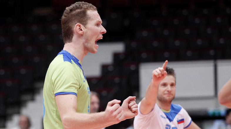 sport 23.05.13. Tine Urnaut, slovenski odbojkar, Tine Urnaut (SLO, L) and Sebast