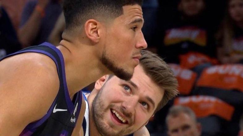 Luka Dončić in Devin Booker