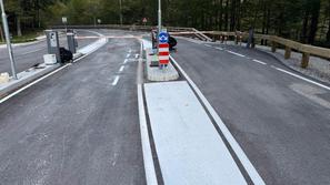 zapornice na cesti na prelaz Vršič