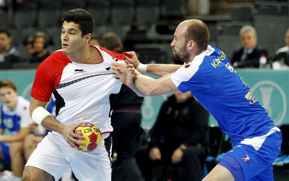 sp v rokometu slovenija egipt kavtičnik khalil | Avtor: EPA