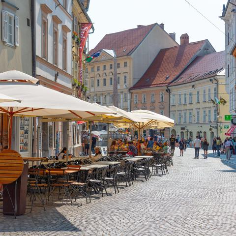 Ljubljana center lokali ulica