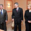 Nekdaj srečni časi: Bošković, nekdanji minister Vizjak, Valant in Alenka Iskra n