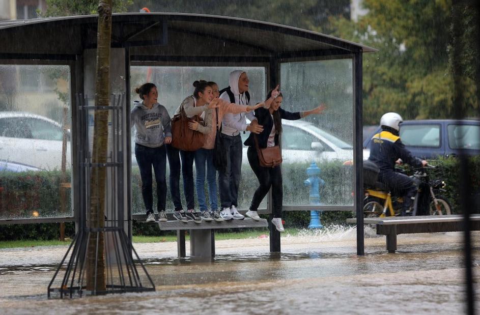 Zadar dež