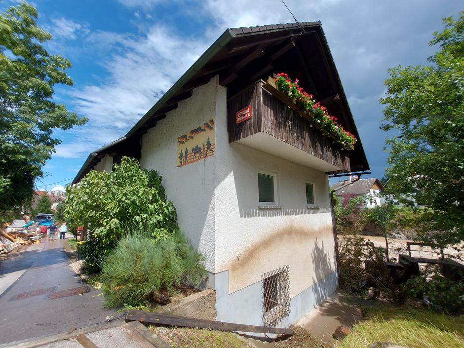 Škofja Loka, neurje, odpravljanje posledic | Avtor: M. Ha.