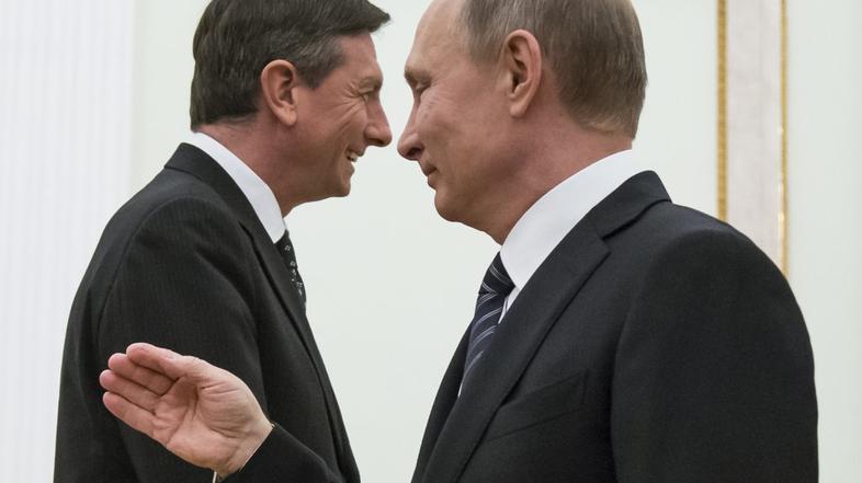 Borut Pahor, Vladimir Putin