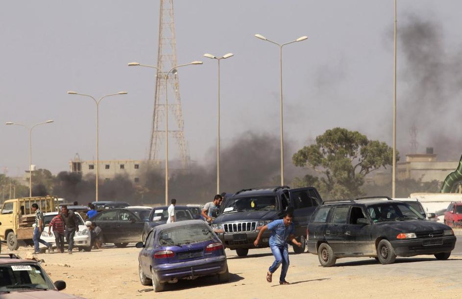 Libija, spopadi, protestniki