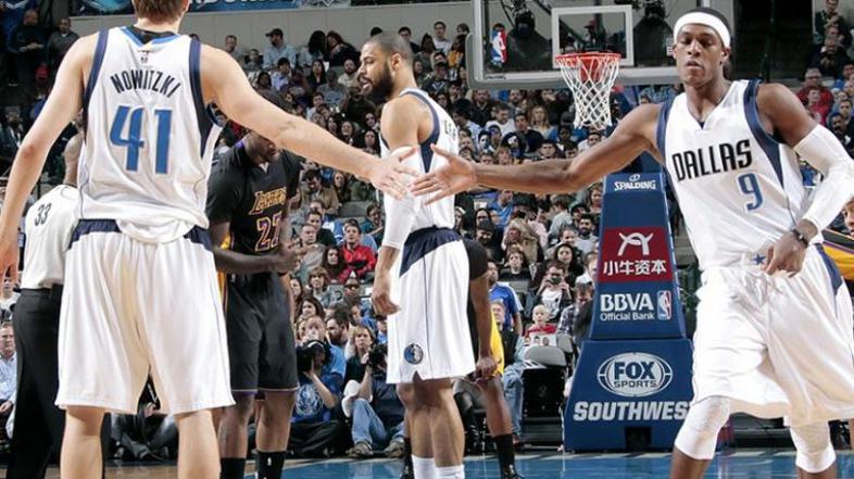 Nowitzki Rondo Dallas Mavericks